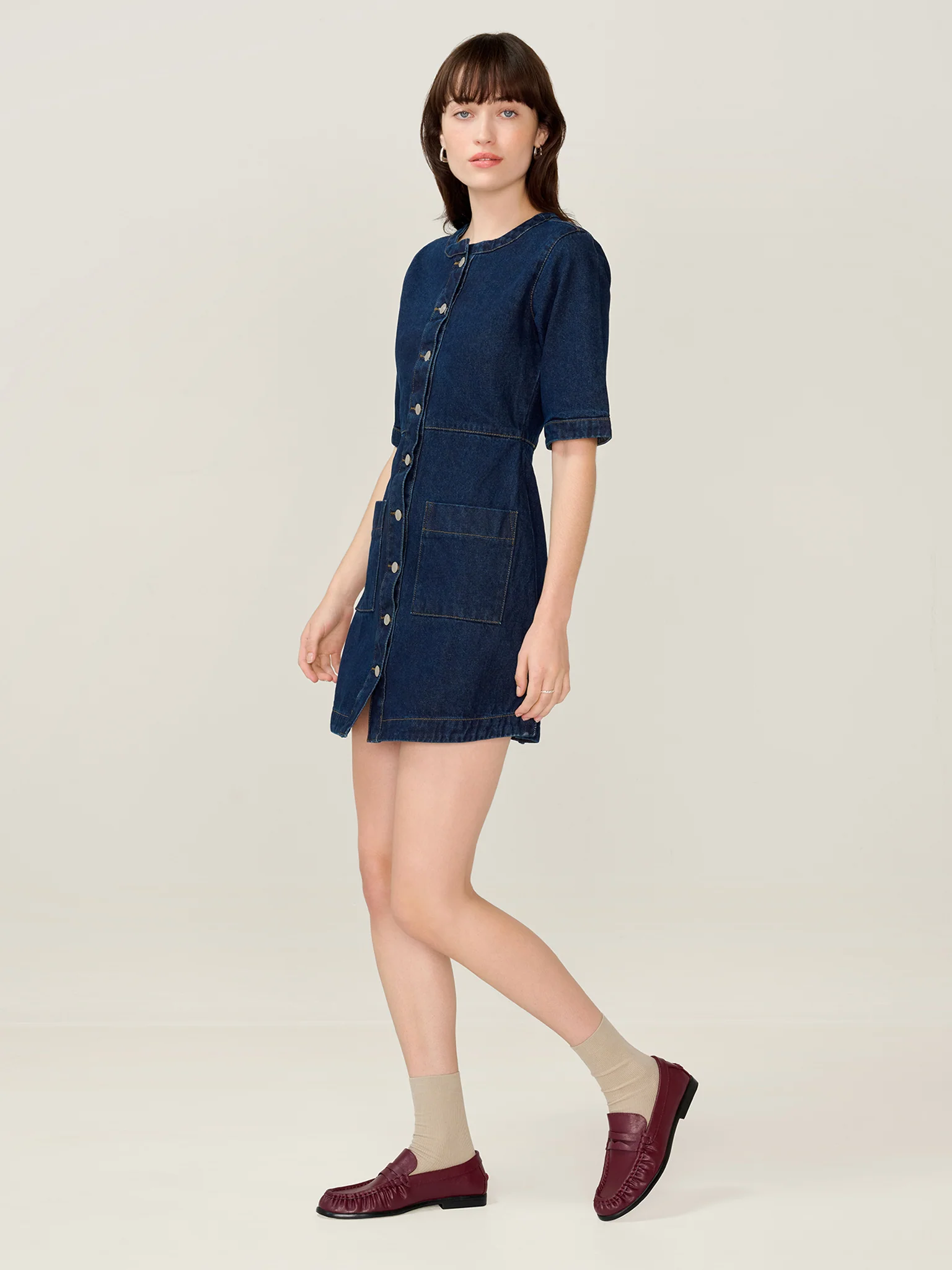 Adia Dress in Indigo - Image 2