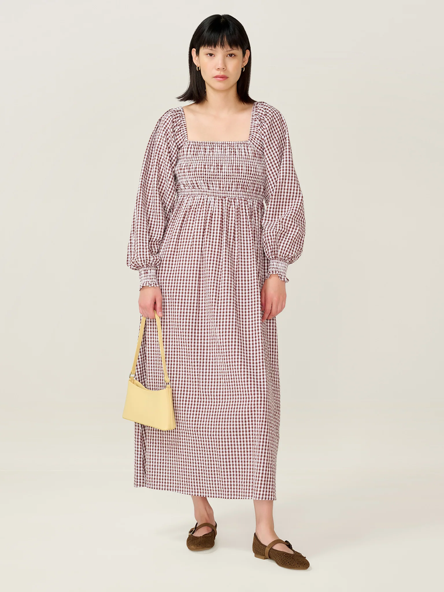 Amaryllis Dress in Chocolate