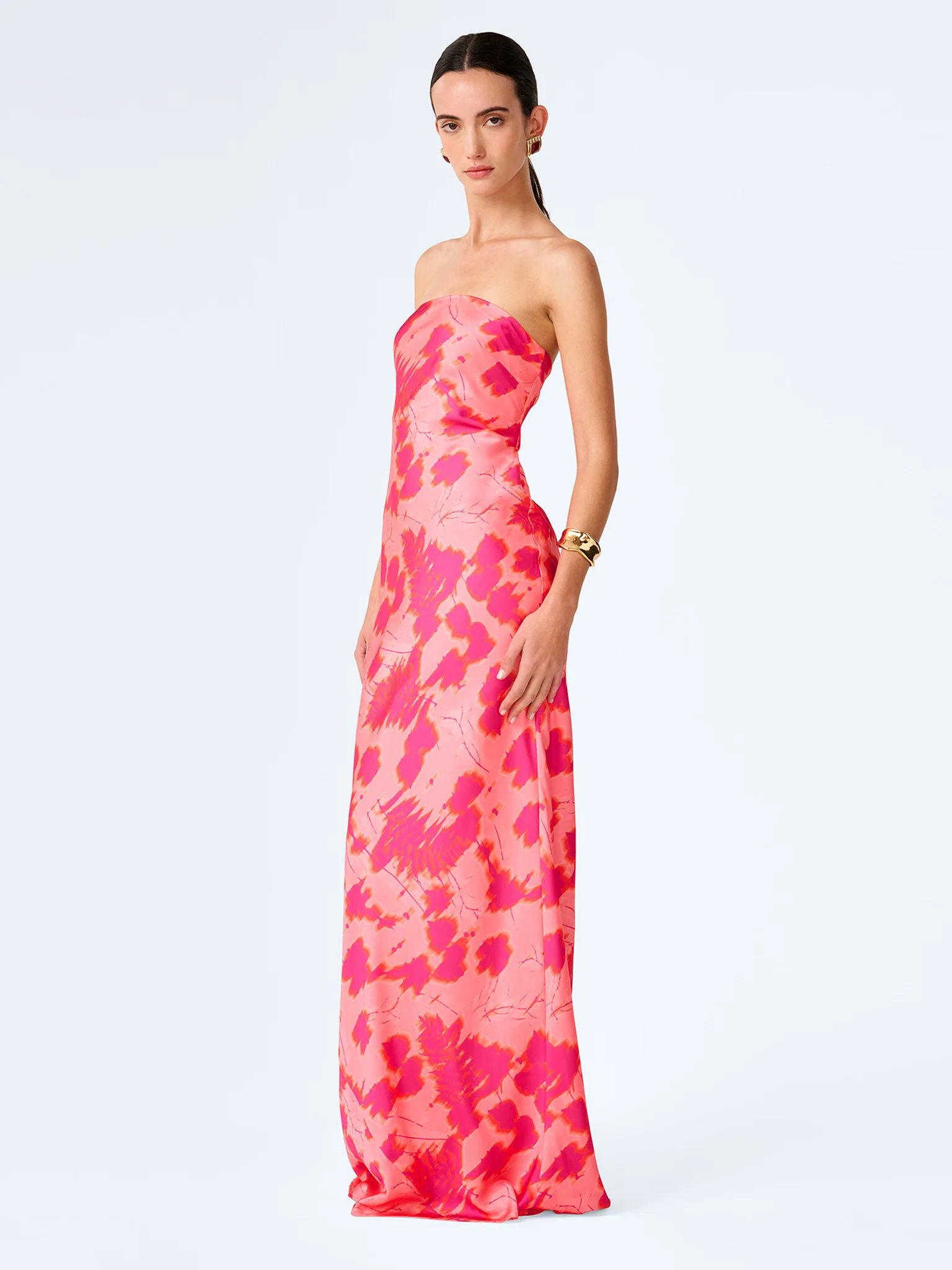 Amdra Dress in Sunset Blur Print - Image 2