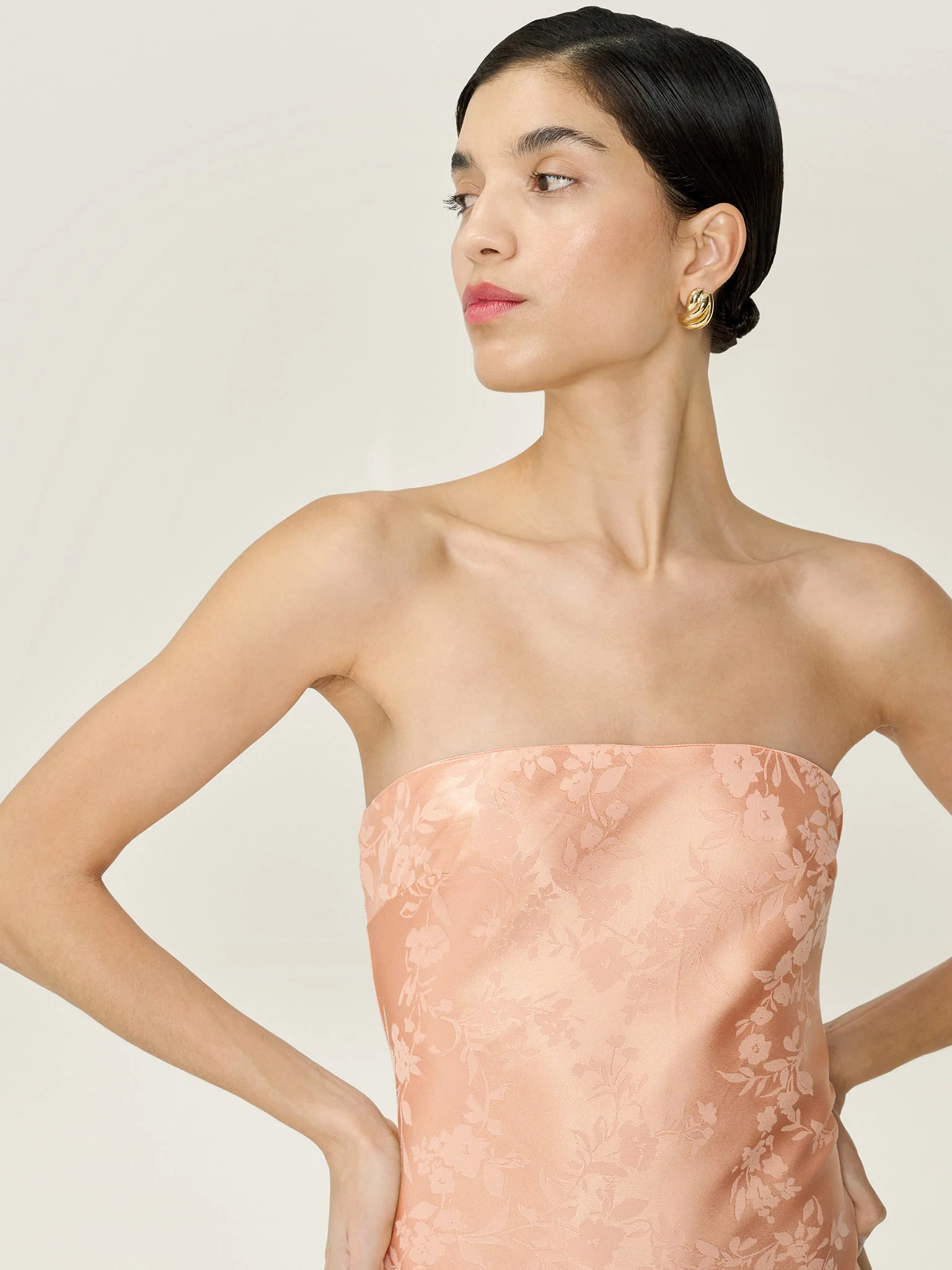 Amdra Jacquard Dress in Prairie Sunset - Image 4