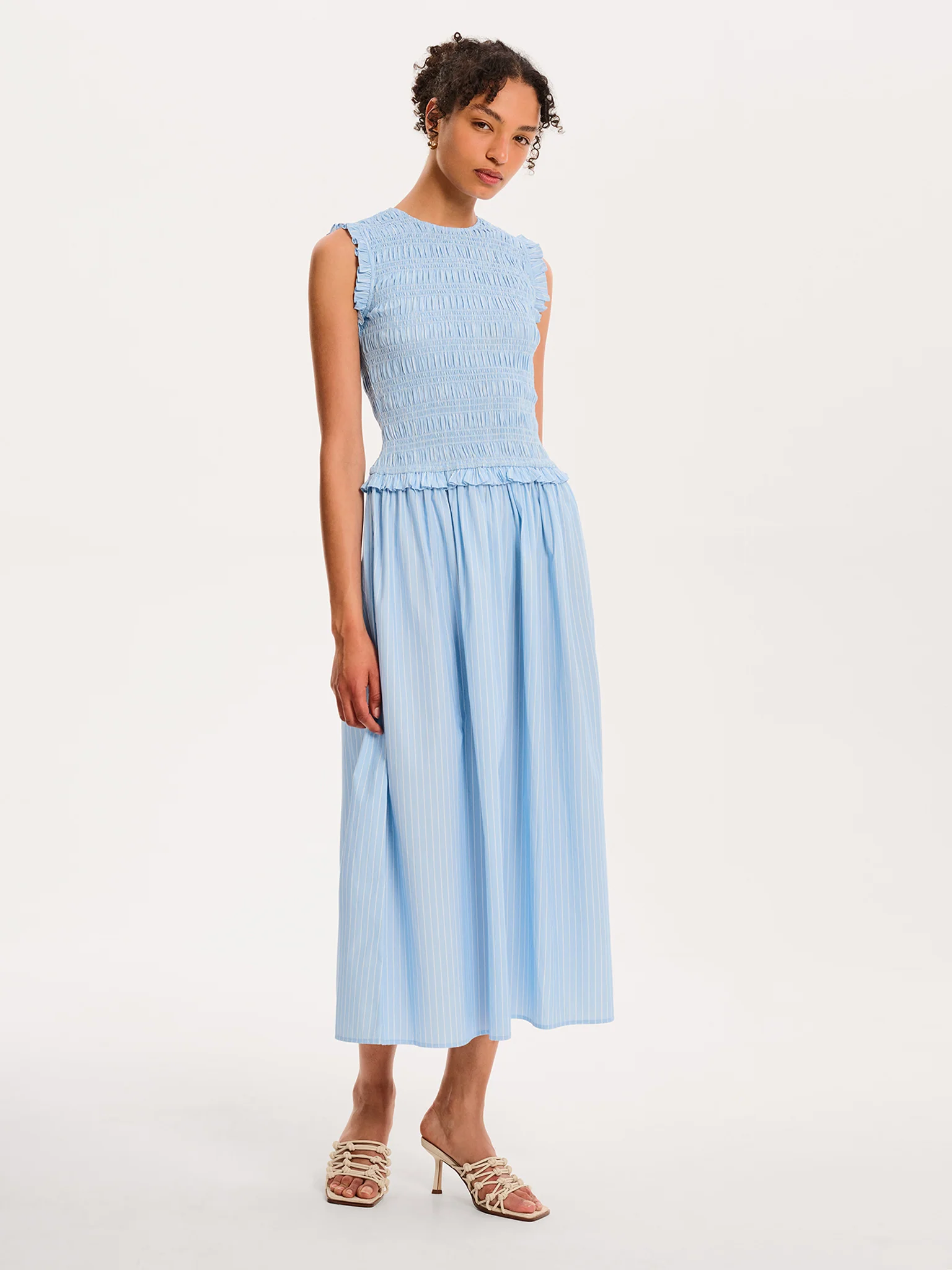 Blaire Dress in Light Blue