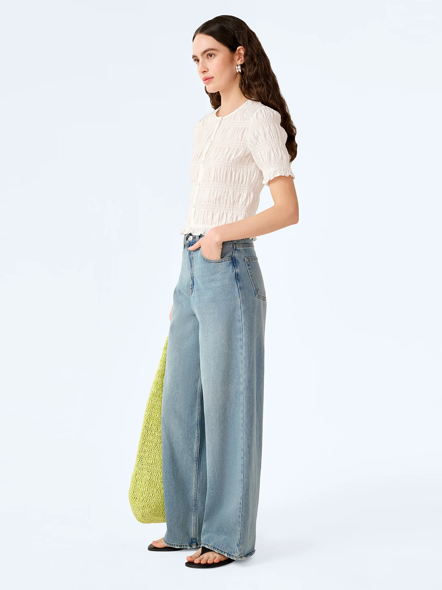 Burke Top in White - Image 4