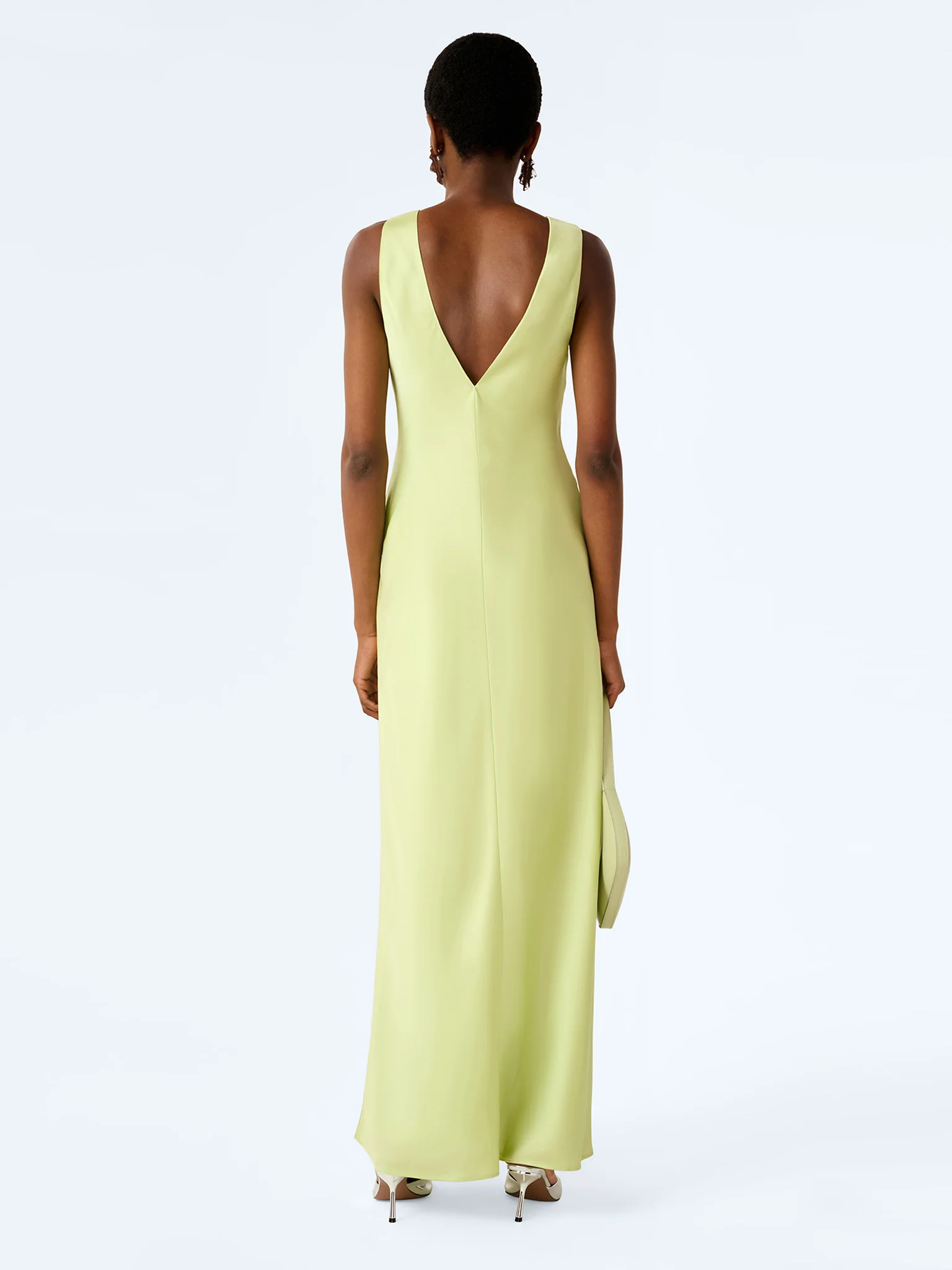 Casey Dress in Shaddow Lime - Image 3