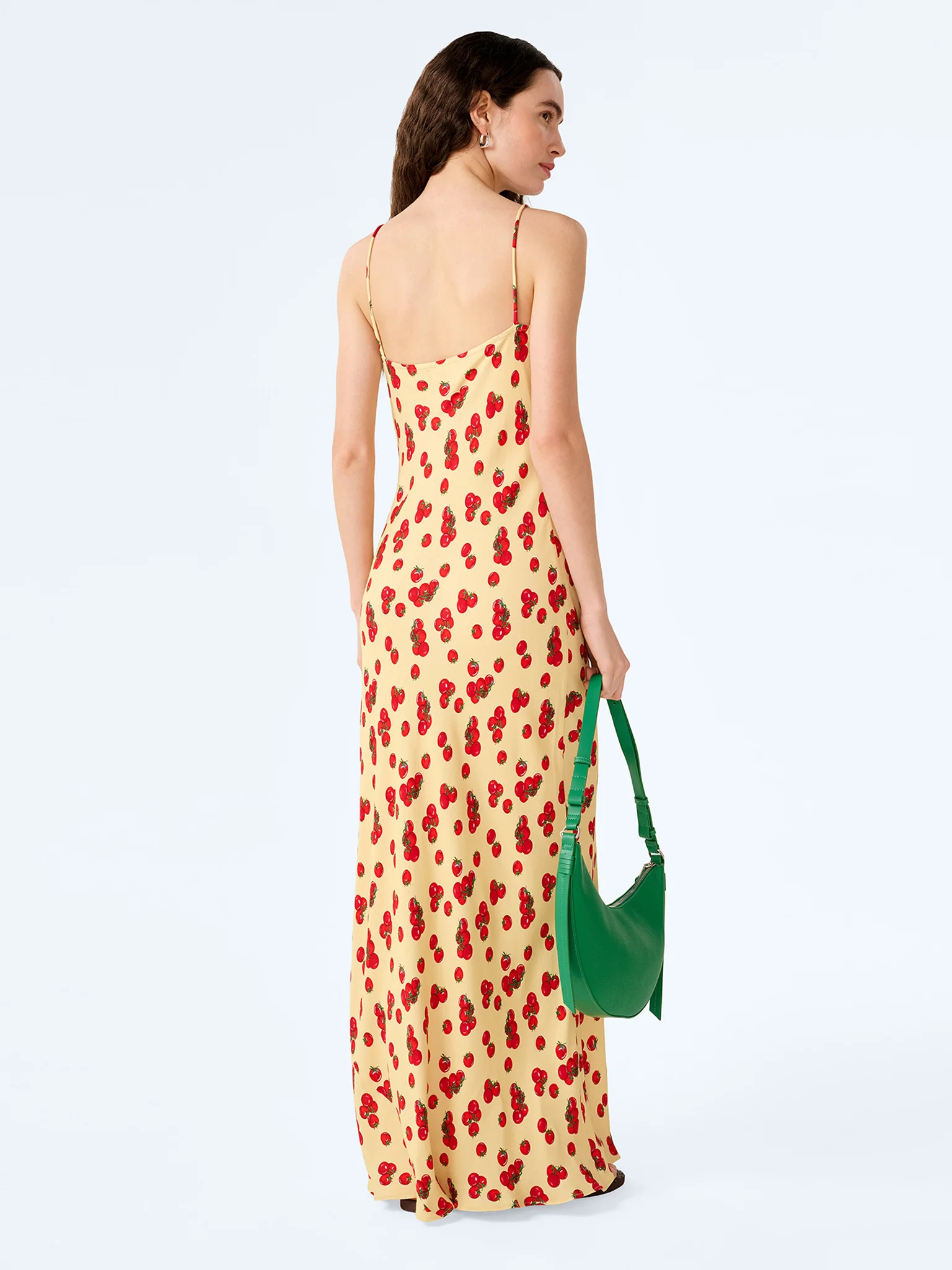 Cecile Dress in Tomato Print - Image 3