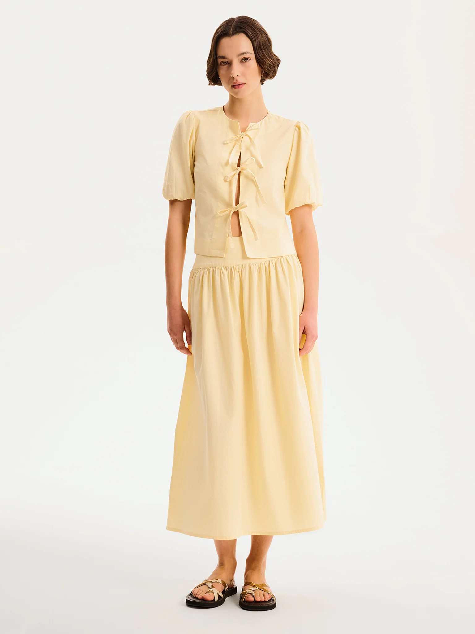 Darcie Skirt in Butter Yellow