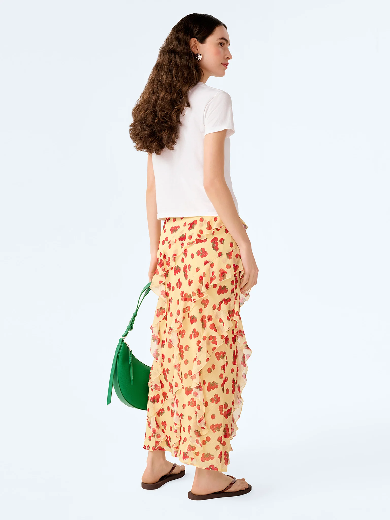 Darline Skirt in Tomato Print - Image 4