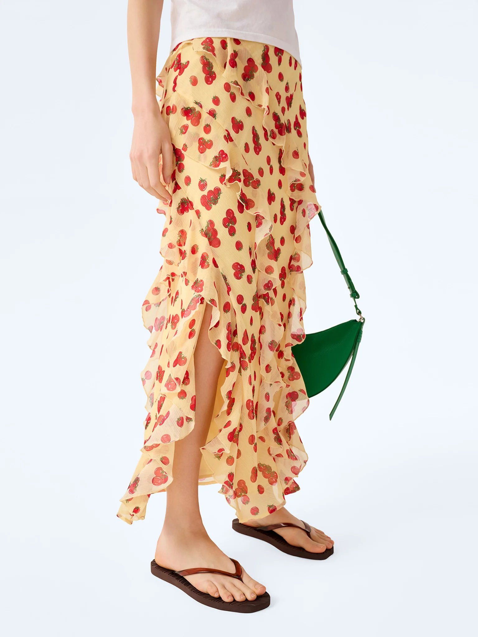 Darline Skirt in Tomato Print - Image 6