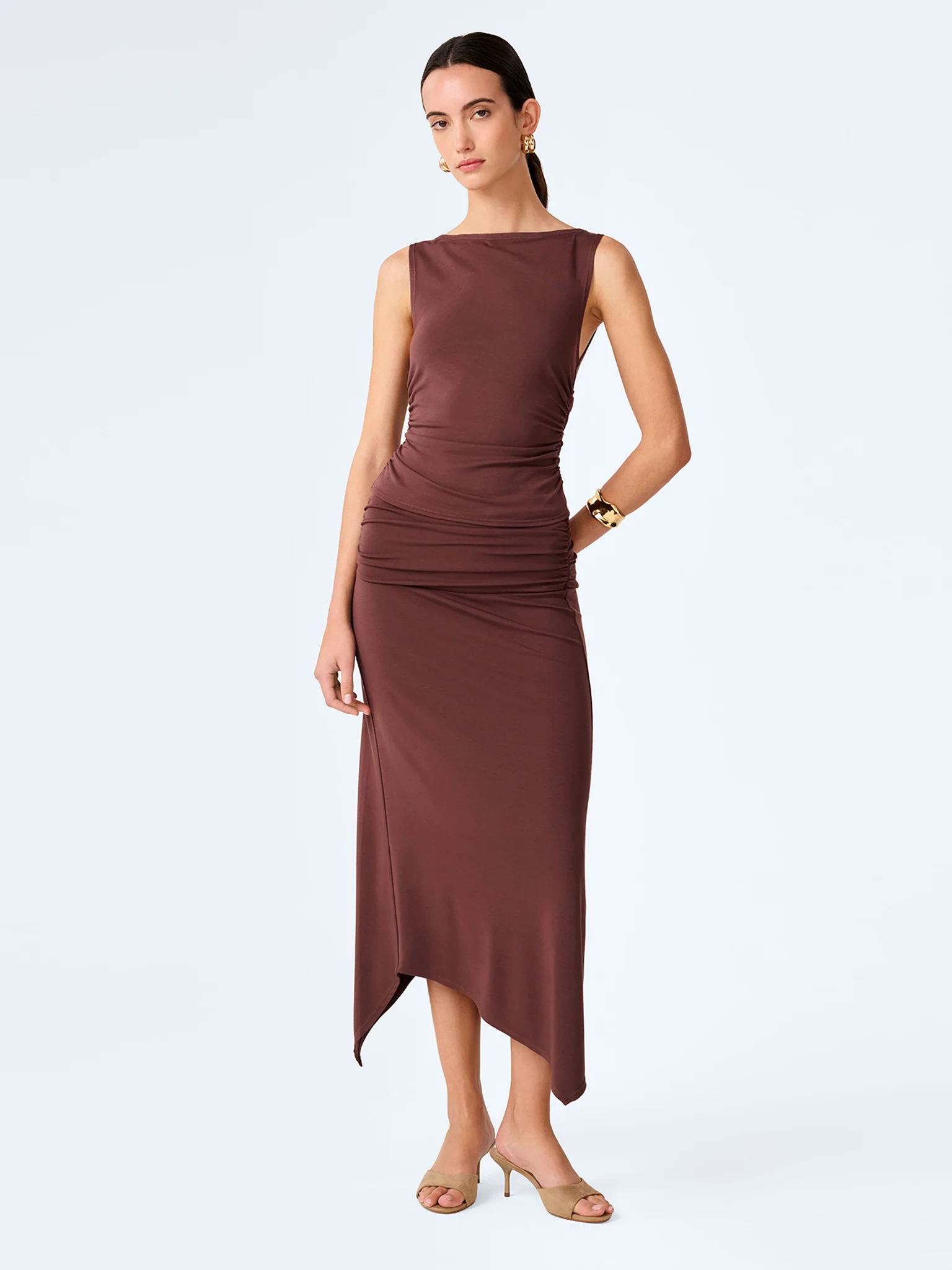 Delia Top in Brown - Image 2