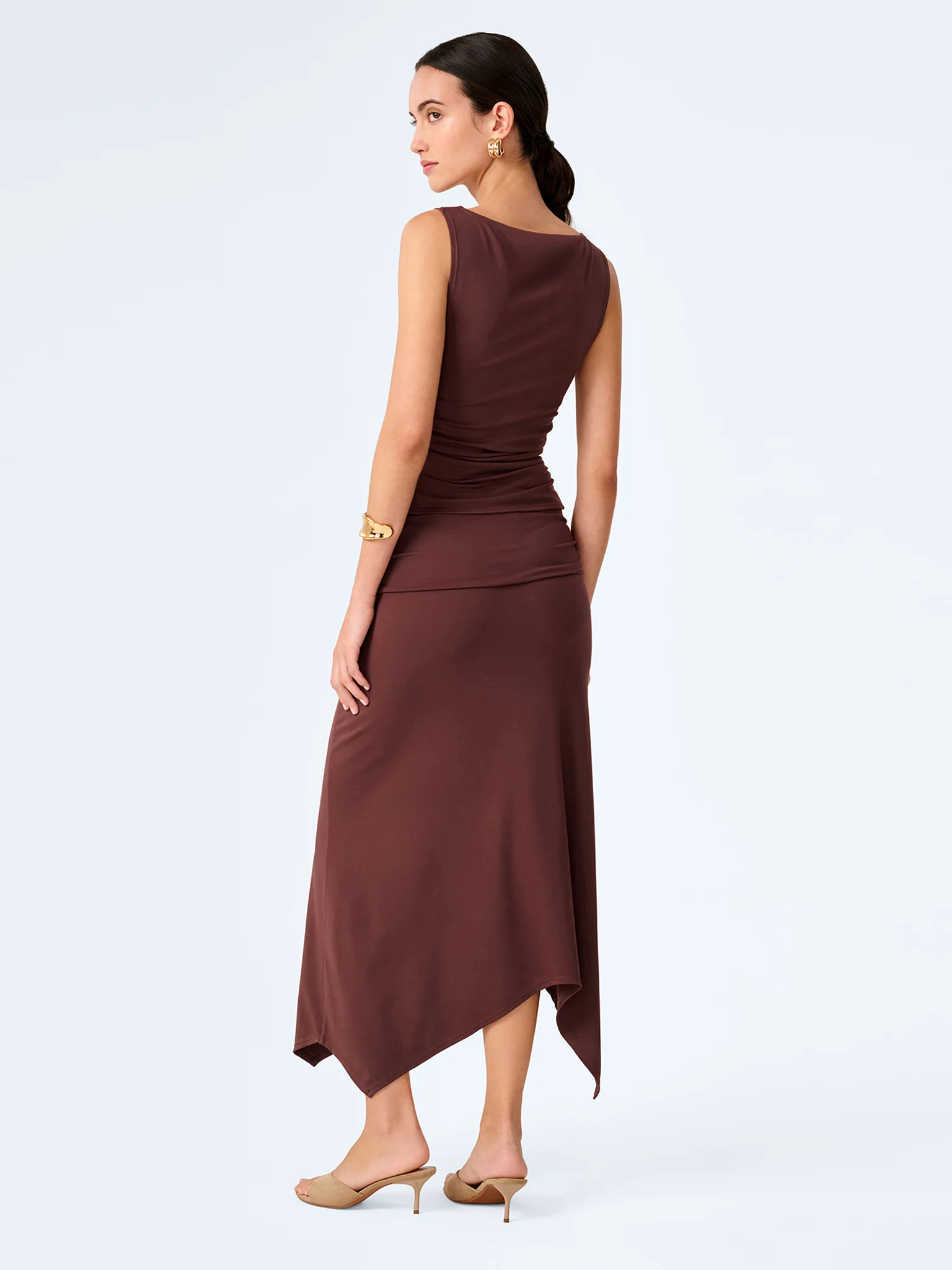 Delia Top in Brown - Image 5