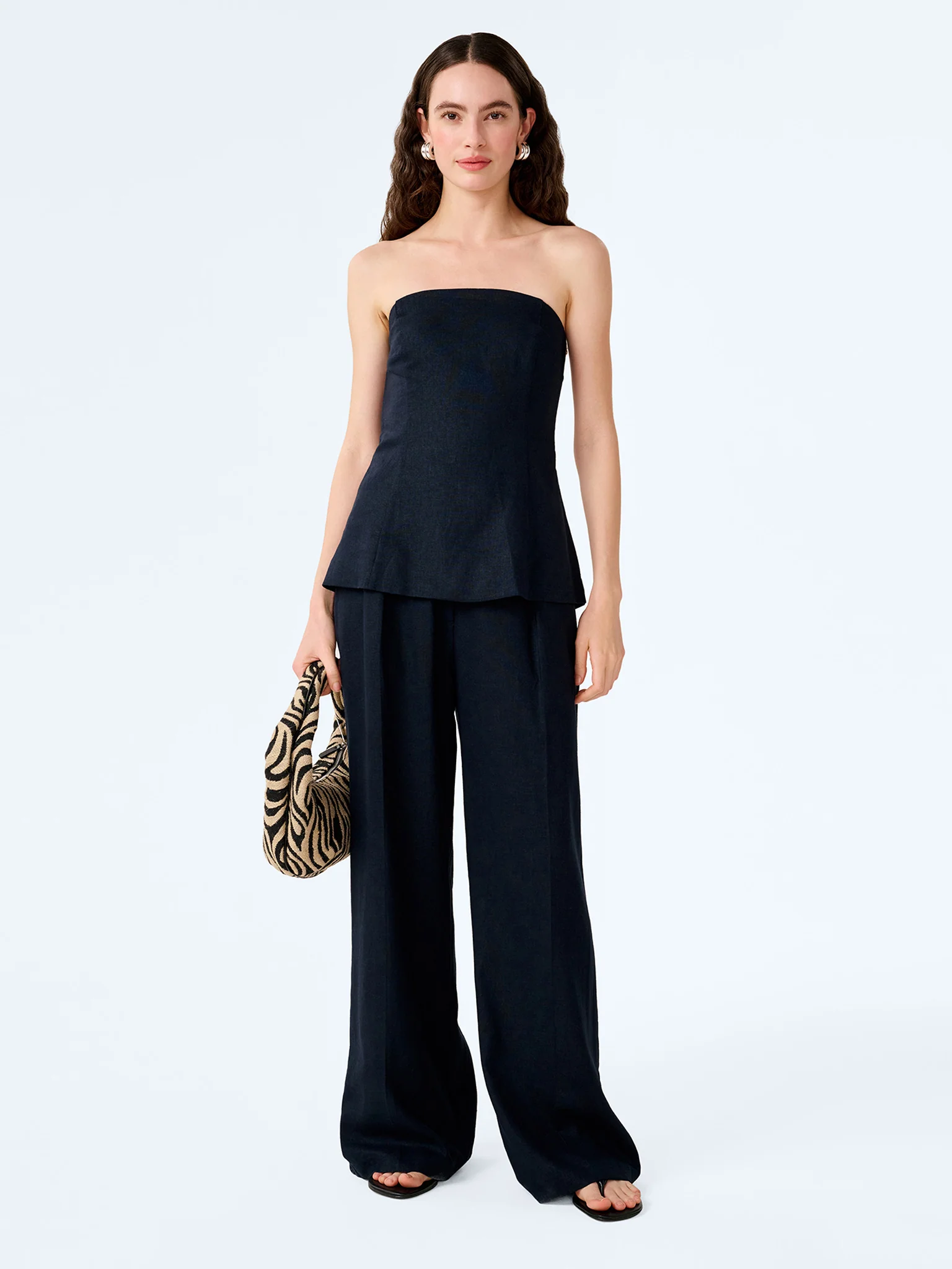 Etta Top in Navy - Image 2