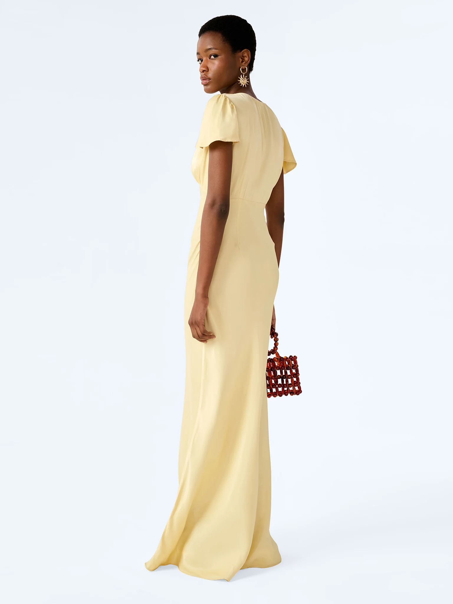 Fai Dress in Double Cream - Image 3