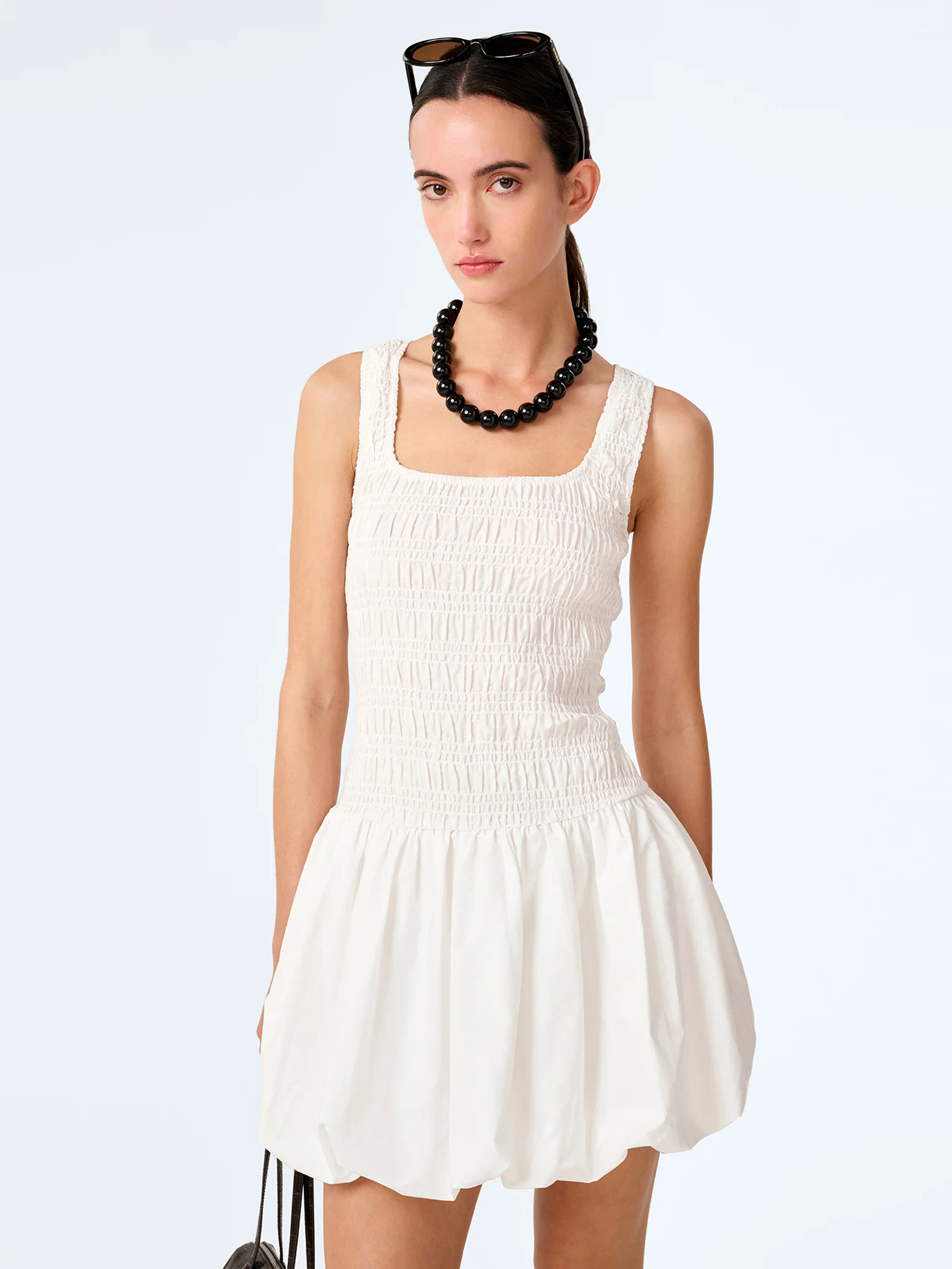 Fernanda Dress in White - Image 3