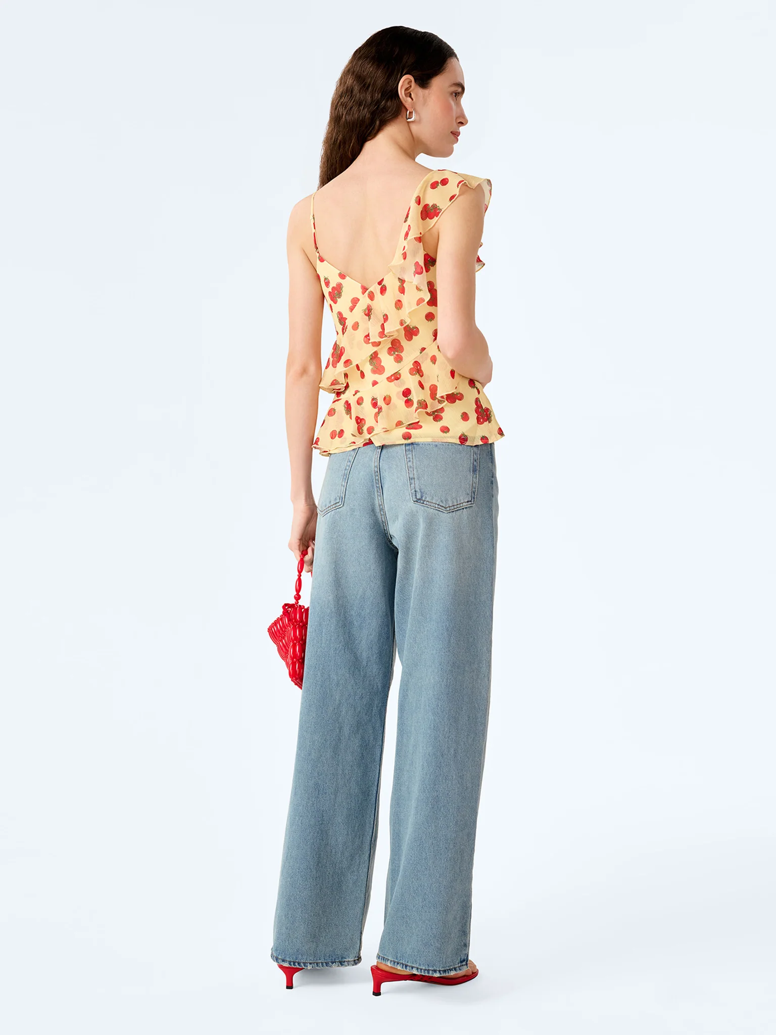 Francie Top in Tomato Print - Image 5
