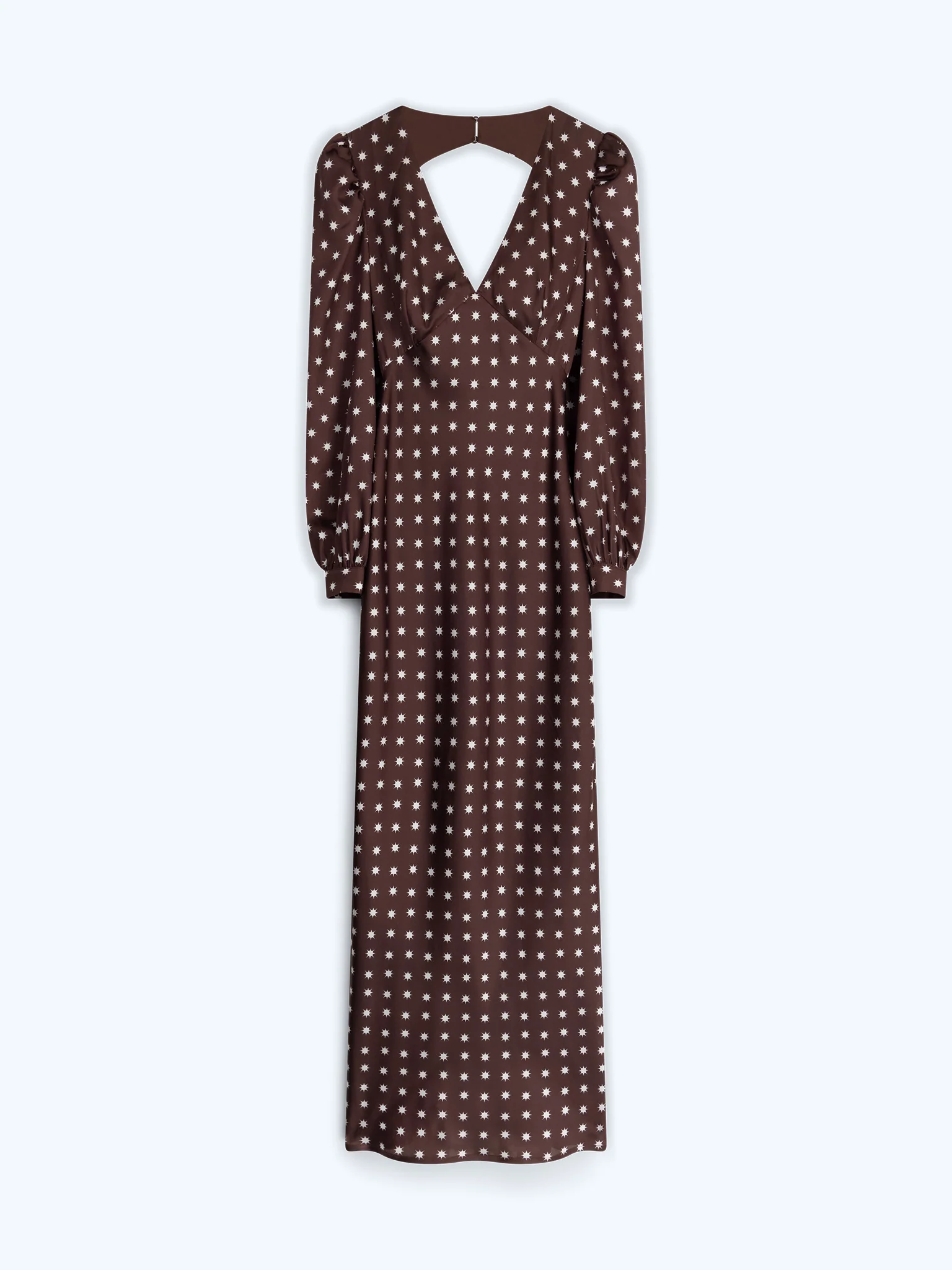 Francoise Dress in Brown Starburst - Image 7