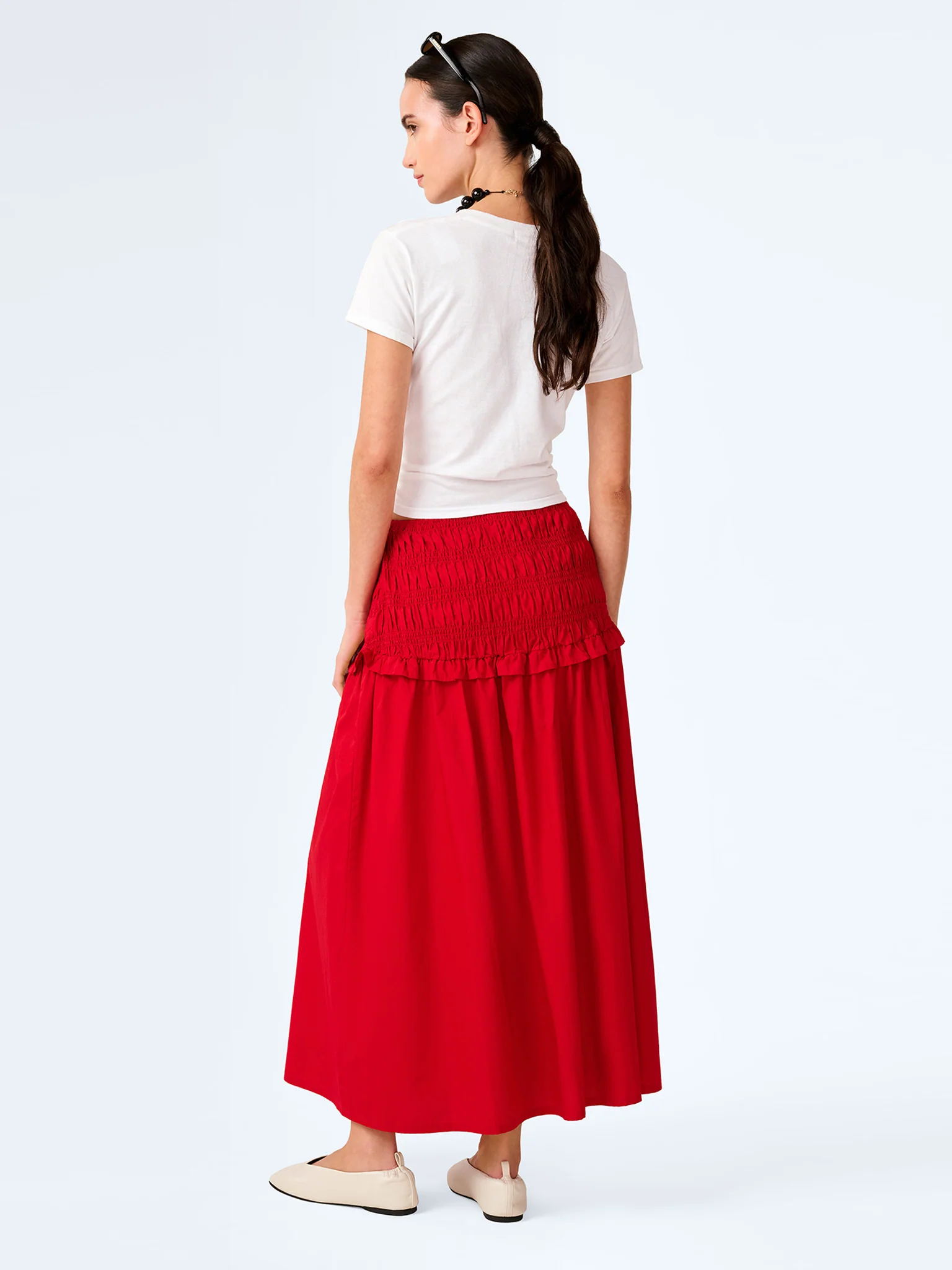 Haley Skirt in Barbados Cherry - Image 6