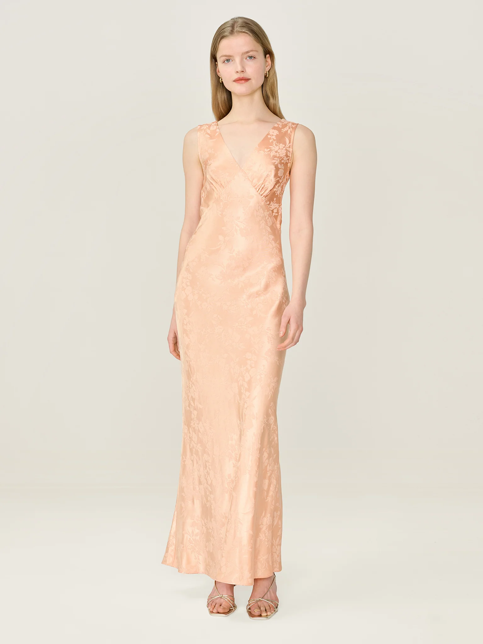 Iris Jacquard Dress in Prairie Sunset