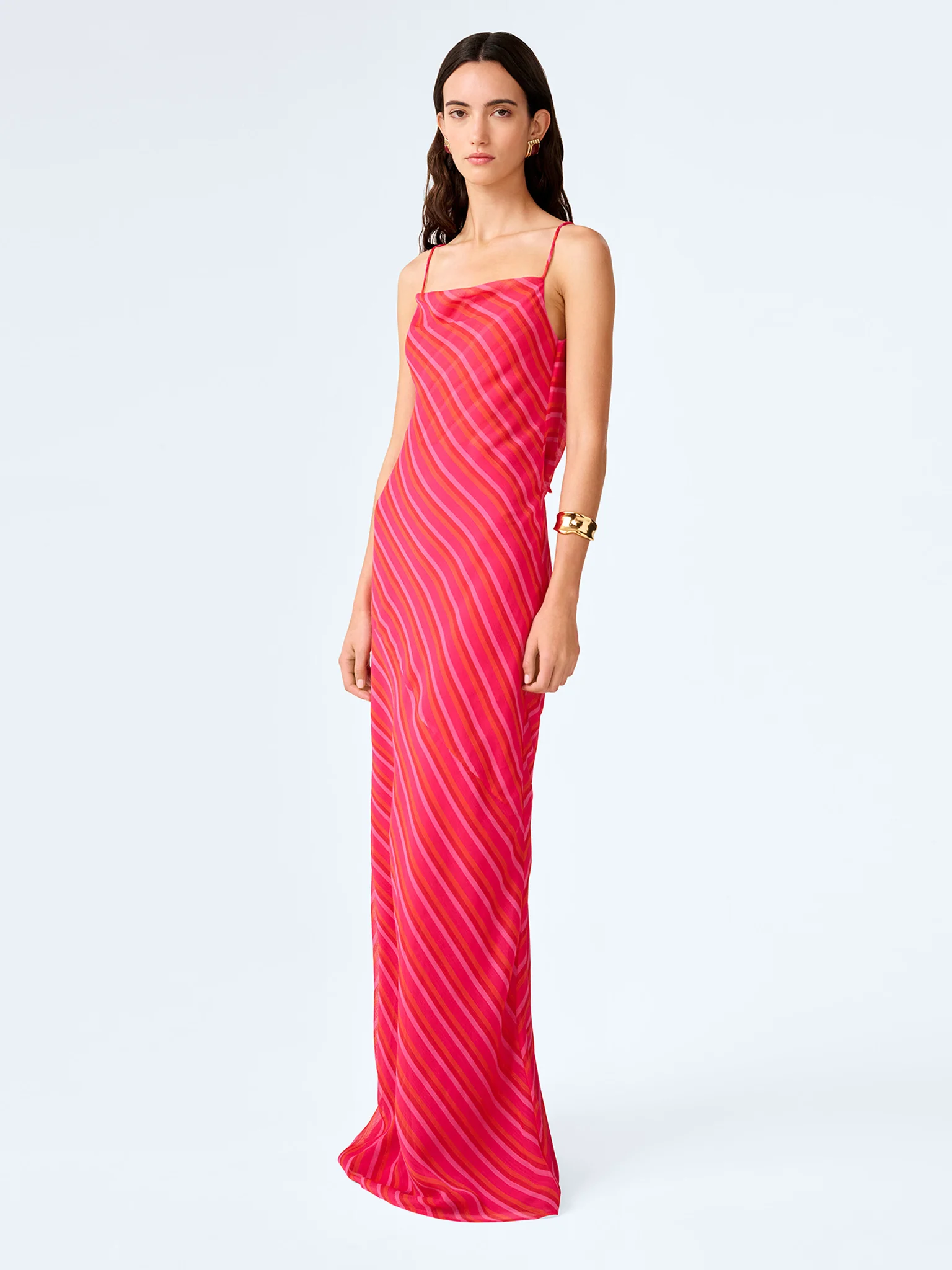 Koko Dress in Pink and Orange - Image 2