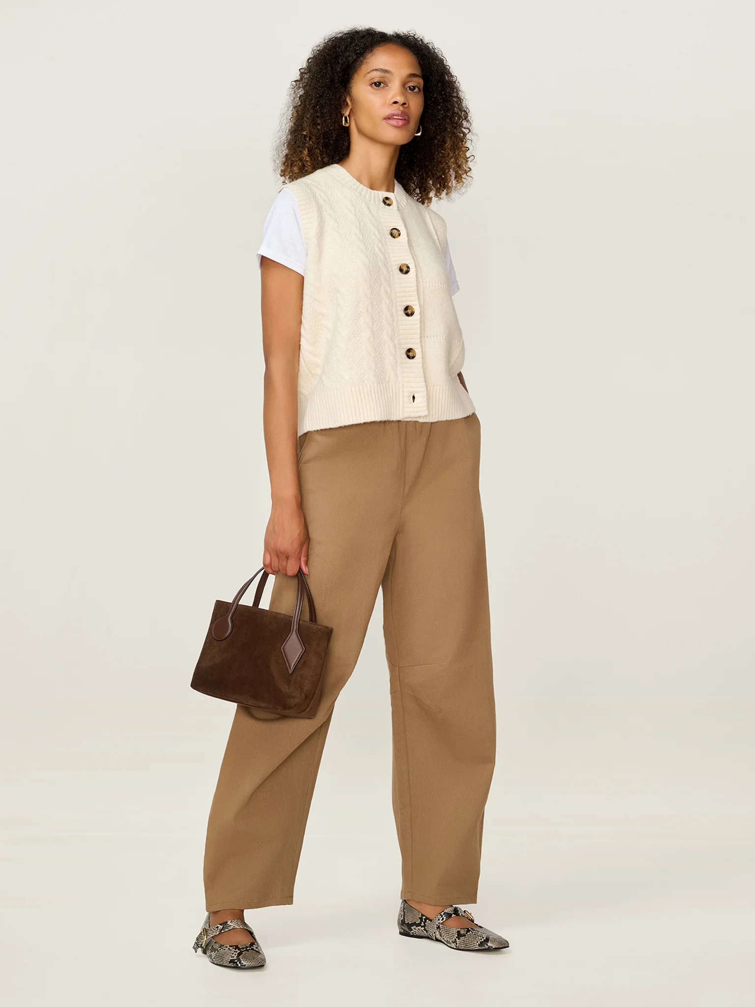 Matilda Vest in Cream - Image 2
