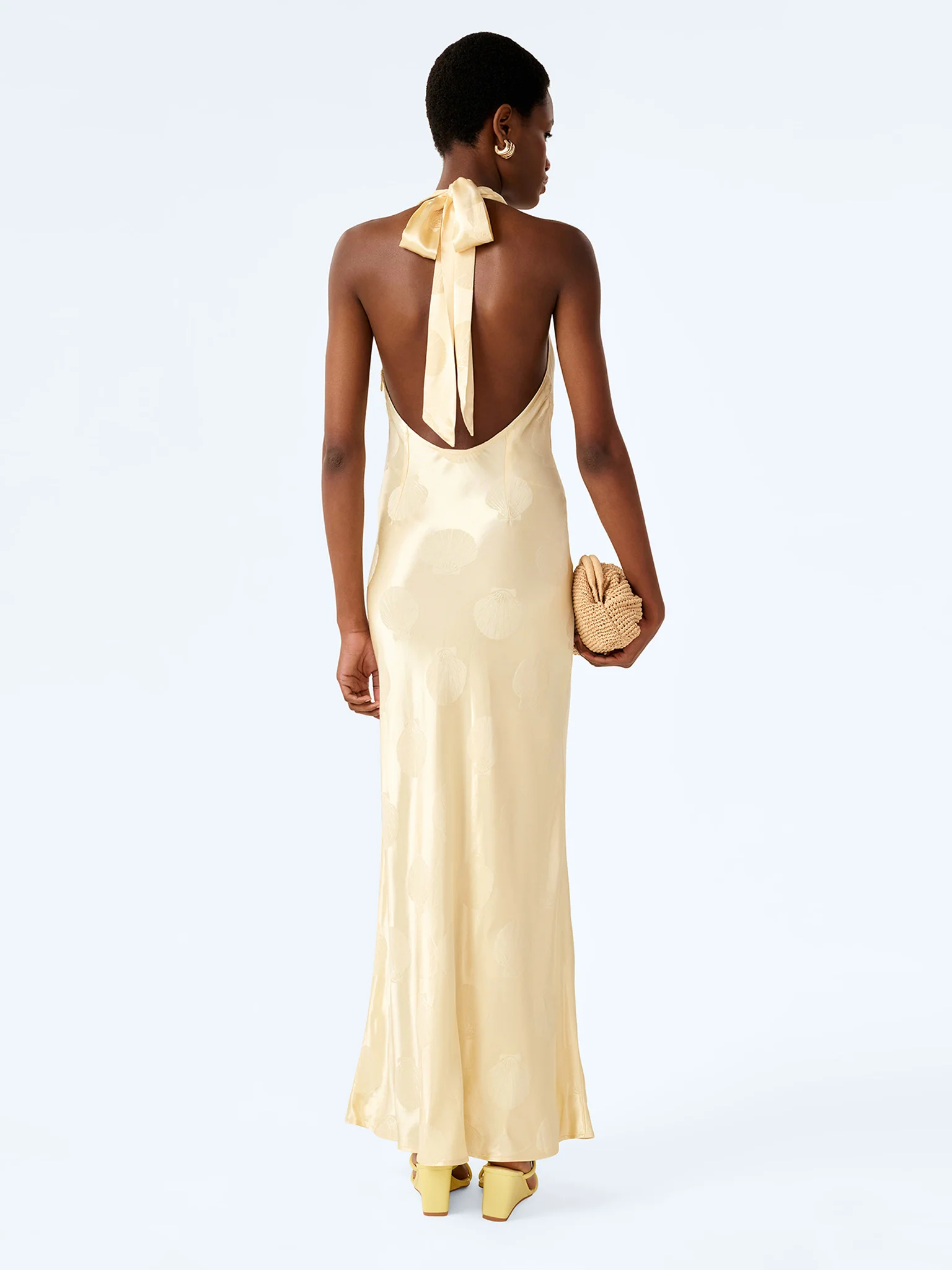Teo Maxi Dress in Double Cream - Image 2