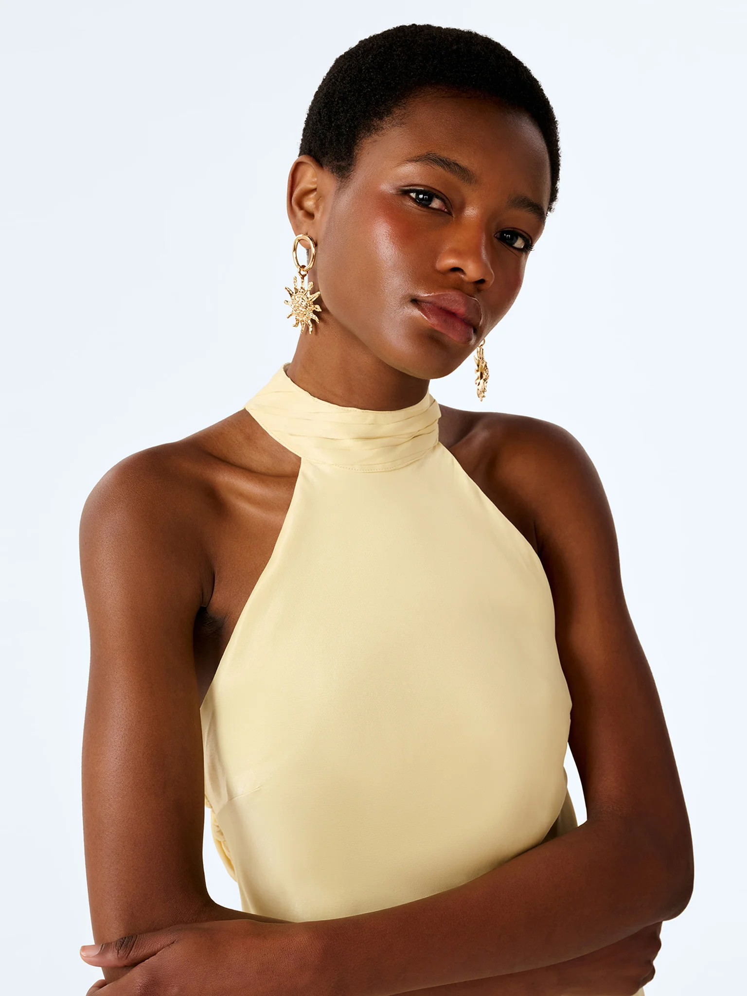 Milos Dress in Double Cream - Image 5
