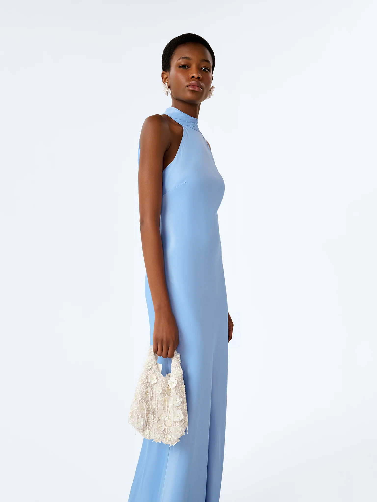 Milos Dress in Vista Blue - Image 5