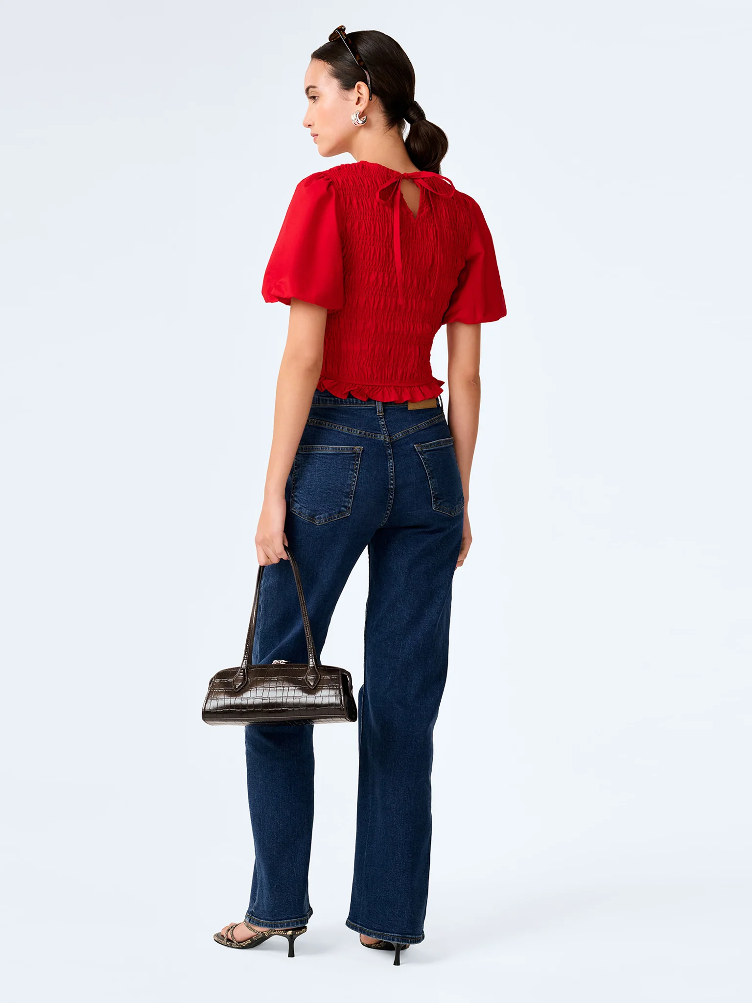 Nicolla Top in Barbados Cherry - Image 4