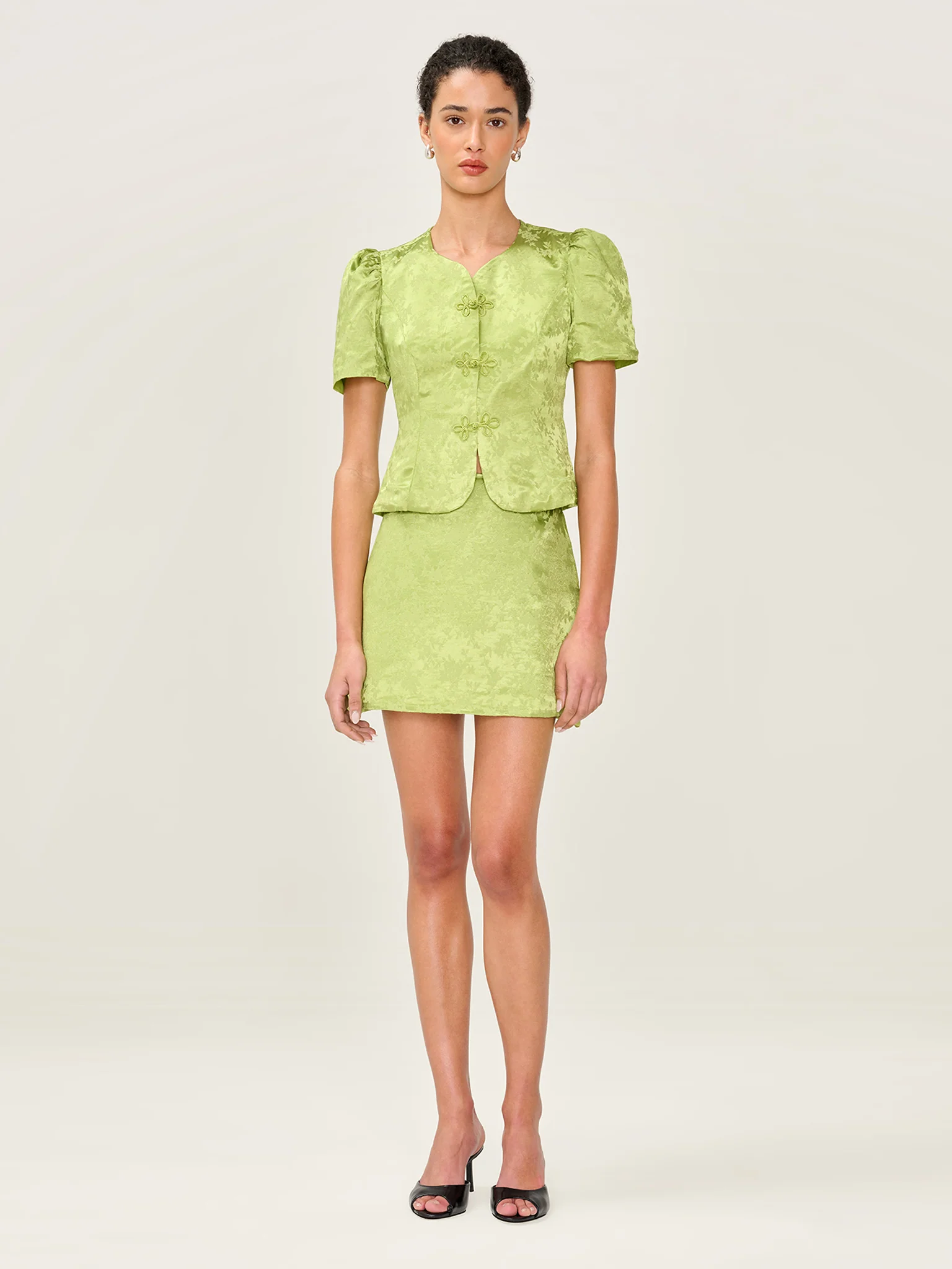 Patty Skirt in Lima Bean