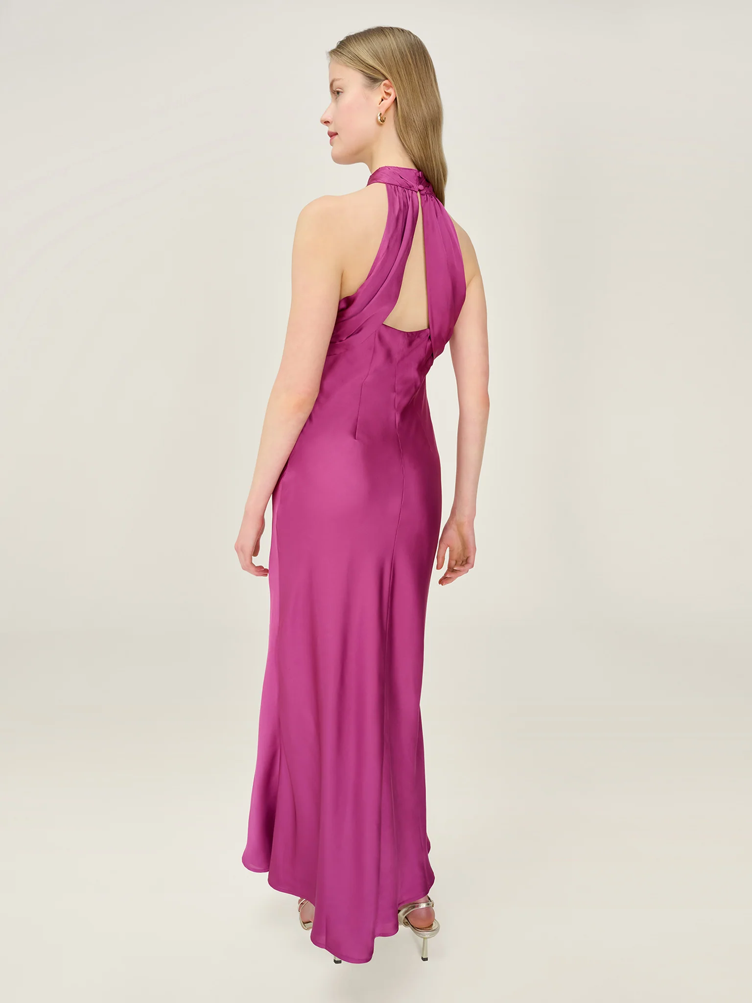 Seychelles Dress in Magenta - Image 3