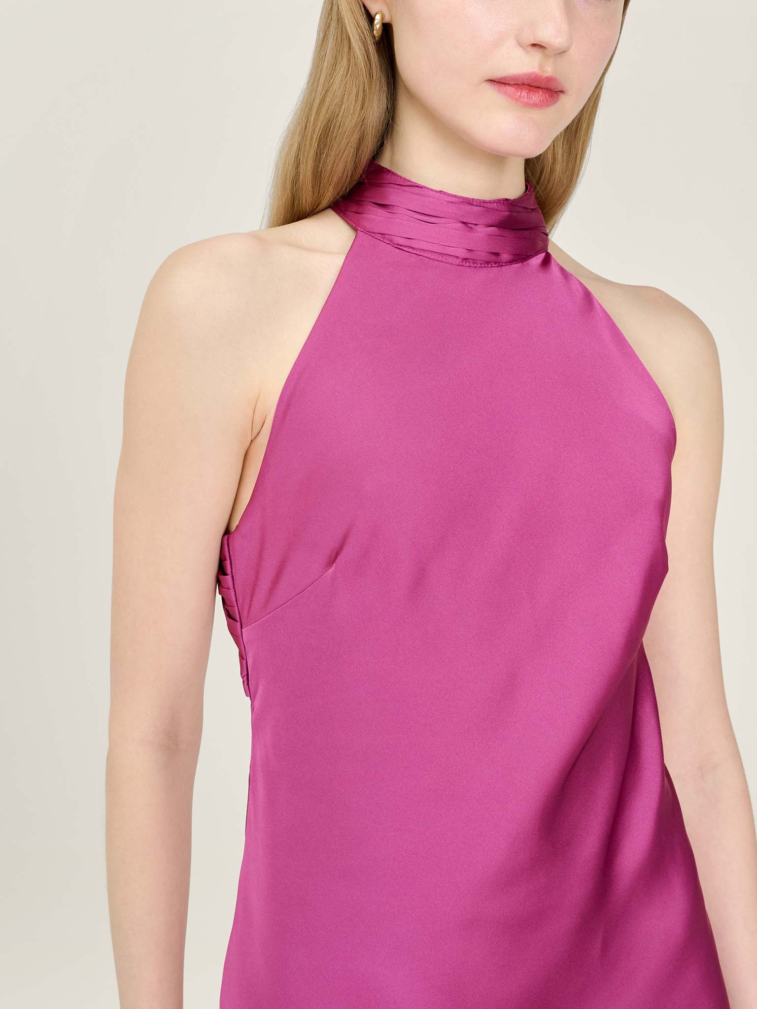 Seychelles Dress in Magenta - Image 4