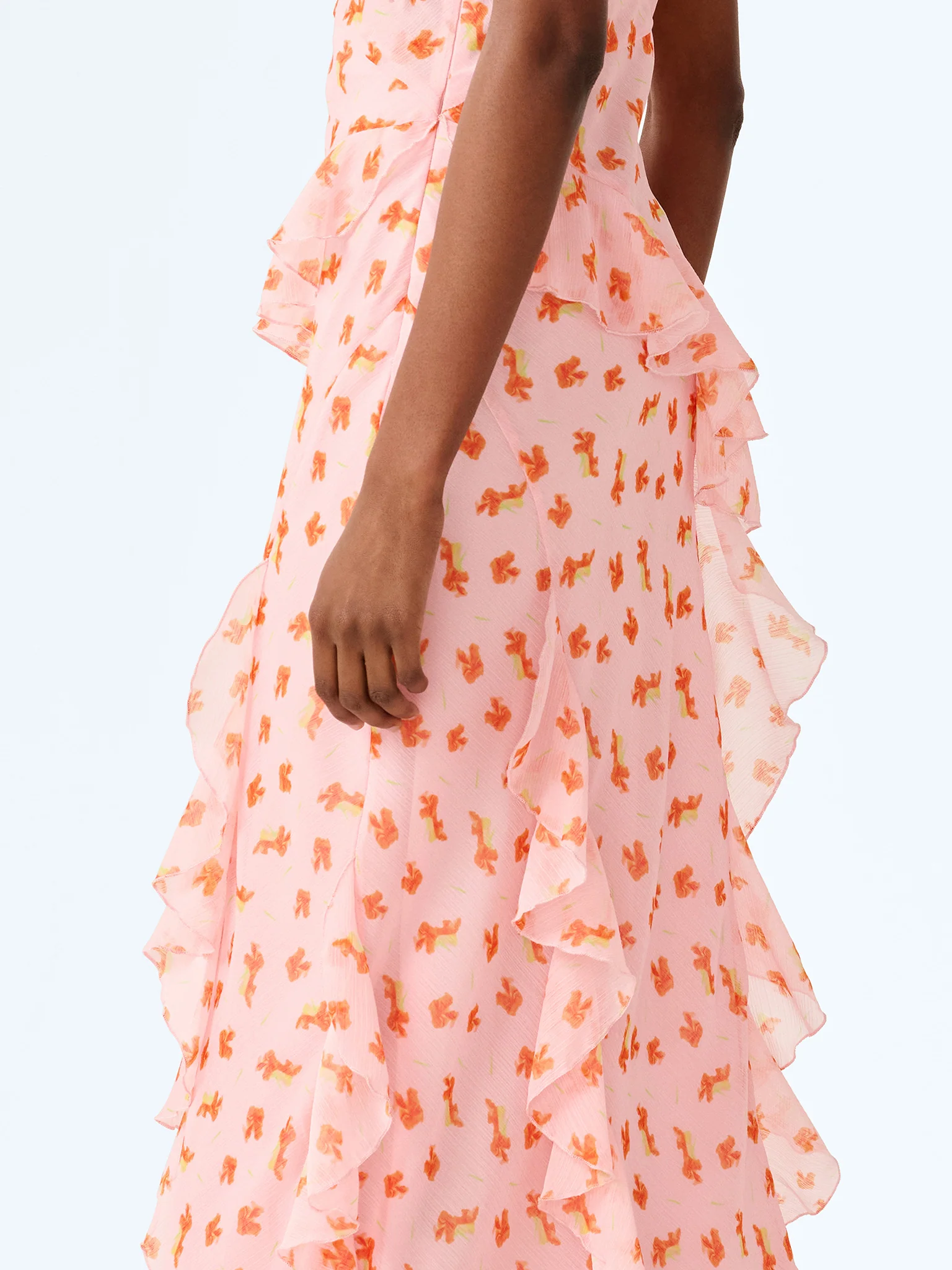 Thora Dress in Abstract Ditsy Floral - Image 6
