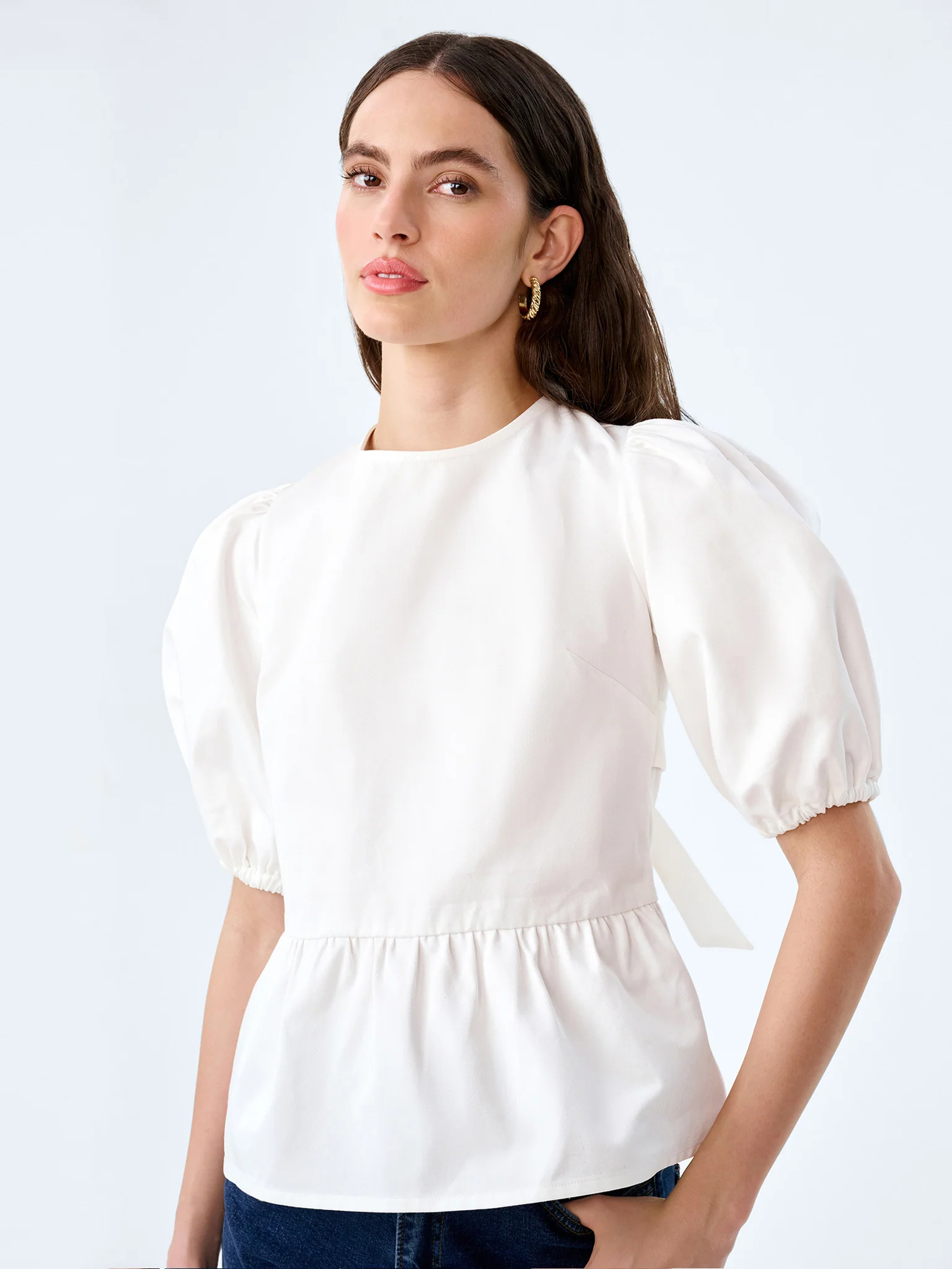 Tiana Top in White - Image 3
