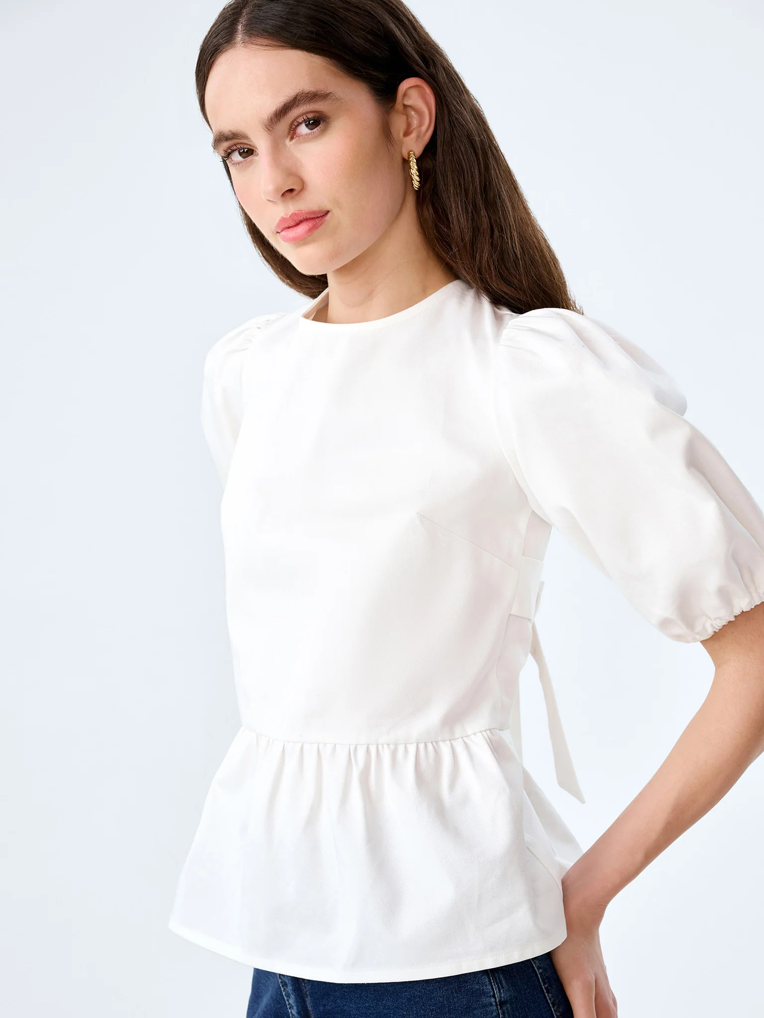 Tiana Top in White - Image 6