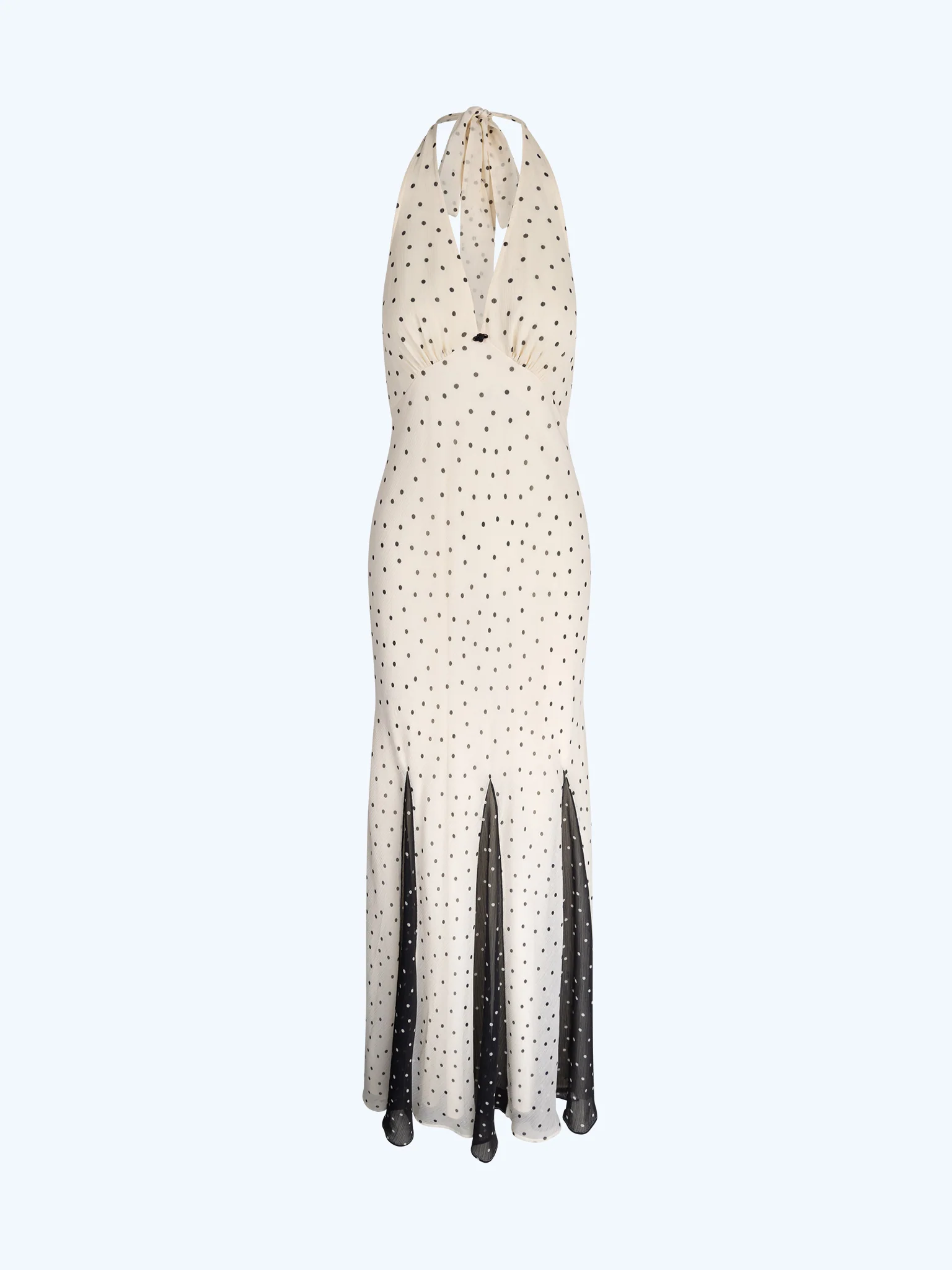 Vivi Dress in White Polka Dot - Image 6